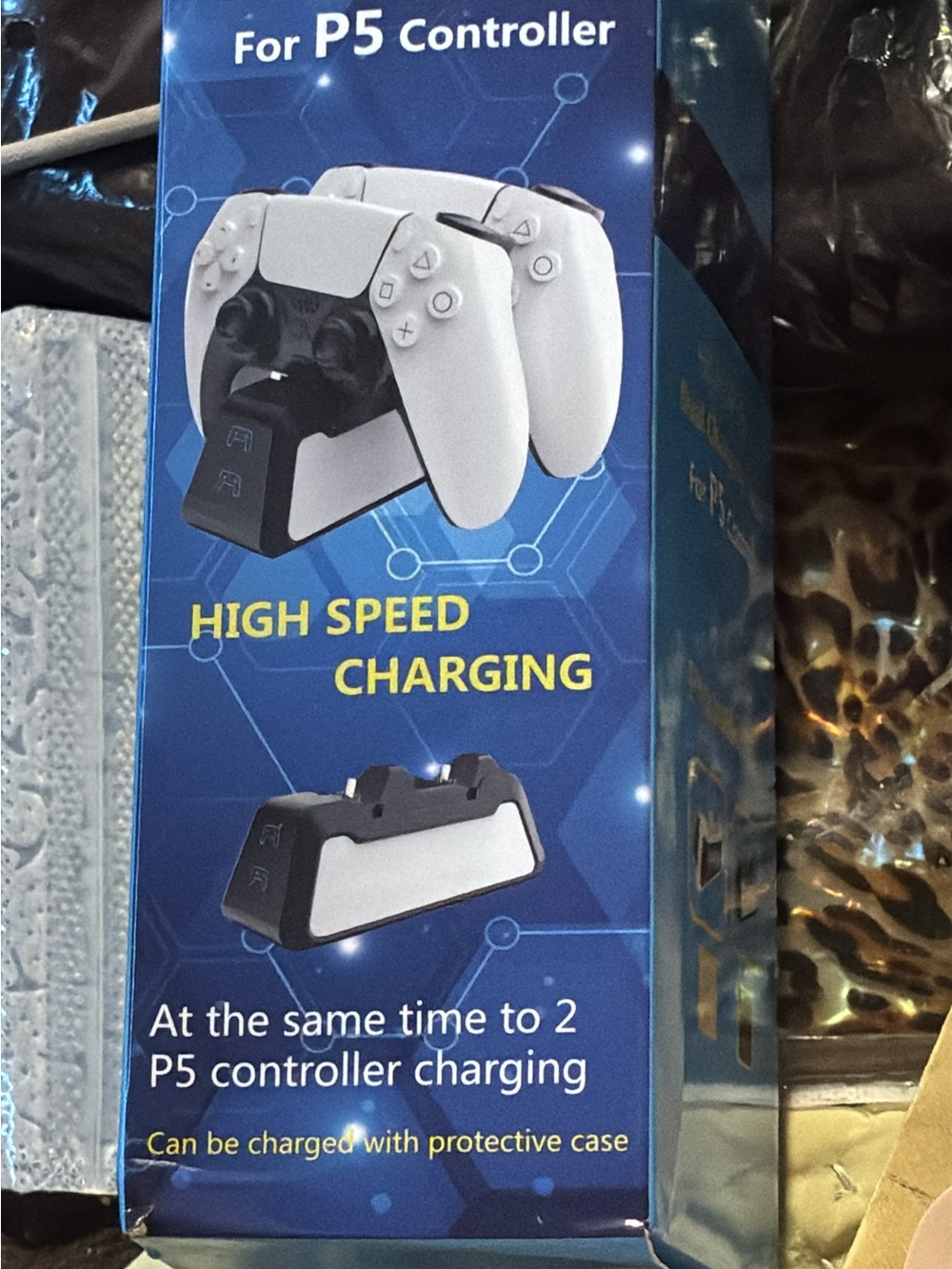 🚘 🆕 High-Speed Dual Controller Charger for P5 Controllers - White and Black